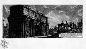 Arco de Septimio Severo (Roma) de Giovanni Battista Piranesi